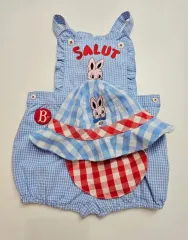 BEBE DE PINO(ベベデピノ) ローズ・ラパン ベビー スーツ & 帽子 セット