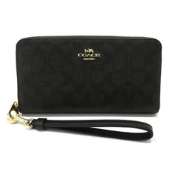 【三重本店】 中古 COACH | コーチ ラウンドファスナー長財布 CW778 シグネチャー ブラウン 【125】