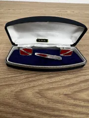 ÷2 カフスボタン ネクタイピン 天然石 【アクセサリー】 【1】