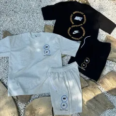 ユニセックス ペアルック NIKE ロジ アイス ストレッチ素材 半袖 セットアップ