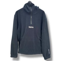 SUPREME 25AW Polartec Facemask Half Zip Hooded Sweatshirt Mサイズ ブラック