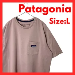 【メキシコ製】古着　パタゴニア　胸ポケット付き　Tシャツ　スモーキーピンク　L