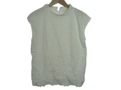 k03240823157　ブランド名不明　Mサイズ　White　　トップス　ノースリーブ　春夏