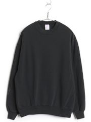 【お得なクーポン配布中!】 80s 90s USA製 ジャージーズ 無地 スウェット メンズ レディース L ヴィンテージ クルーネック ブランク トレーナー 裏起毛 薄手 ブラック