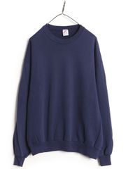 【お得なクーポン配布中!】 80s 90s USA製 ジャージーズ 無地 スウェット メンズ レディース XL ヴィンテージ ブランク クルーネック トレーナー 裏起毛 大きいサイズ