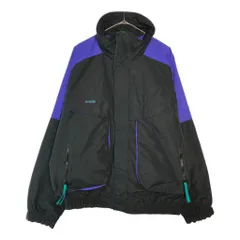 90年代 Columbia コロンビア Powder Keg ナイロンジャケット アウトドア ブラック(メンズ L)中古 古着 X6051
