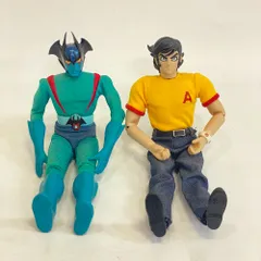 1995 1997 当時物 RAH メディコムトイ デビルマン リアルアクションヒーローズ フィギュア ドール 人形 アニメ 2体 ダイナミック企画
