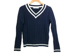 k04240822038　N.　Mサイズ　紺×白　　トップス　ニットorセーター　秋冬
