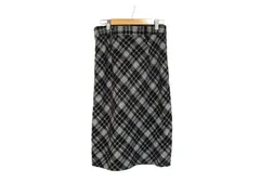 k04240813117　Dazy　Mサイズ　白×黒　　スカート　ミディアム丈　秋冬