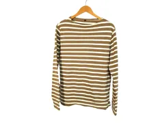 k04240813070　無印良品　Mサイズ　茶色×ベージュ　　トップス　スウェットorトレーナー　秋冬