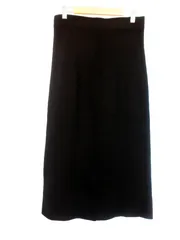 k04240801073　ユニクロ　Lサイズ　Black　　スカート　ロング/マキシ　秋冬