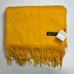 23区　PURE CASHMERE　カシミヤ大判ストール　オレンジ　マフラー