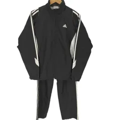 アディダス adidas パフォーマンスロゴ ナイロン ジャージ パンツ セットアップ メンズ  M