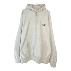 00年代 Champion チャンピオン KPMG PREMIUM REVERSE WEAVE プレミアムリバースウィーブ パーカー グレー(メンズ XXL相当)中古 古着 X6054