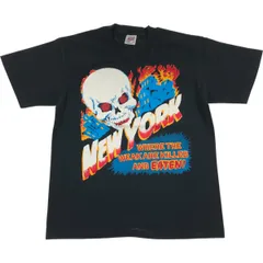 90s アンビル USA製 ビンテージTシャツ L ナス紺 アニマル狼 6448
