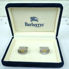 BURBERRY バーバリー 騎士 カフリンクス シルバー ゴールドカラー