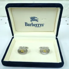 BURBERRY バーバリー 騎士 カフリンクス シルバー ゴールドカラー メンズ