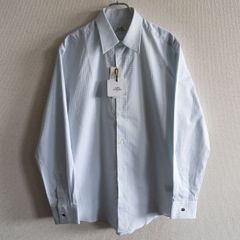 【高級品/タグ付き未使用品】 HERMES 【セリエボタン コットン 柄シャツ】40 15 3/4 エルメス フランス製 26030670