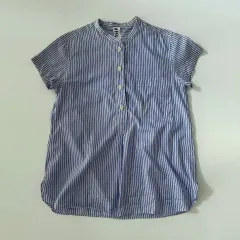 MARGARET HOWELL(マーガレットハウエル) MHL ストライプ 半袖 ブラウス