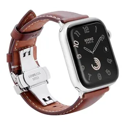 【新品】 [Ｘｒｅｉｓｉ] コンパチブル アップルウォッチ バンド44MM 45MM 46MM 49MM オイルワックスレザーApple Watch ベルト46mm プッシュ式Ｄバックル ビジネス用 長さ調節 通気Apple Watch Ultra3/2/ 0