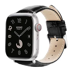 【新品】 [Ｘｒｅｉｓｉ] コンパチブル Apple Watch バンド本革 44MM 45MM 46MM 49MM職人技による手仕立て ピンバックル式アップルウォッチ バンド 通気性デザイン ビジネス用 Apple Watch Ultra3/2/1,Se 0