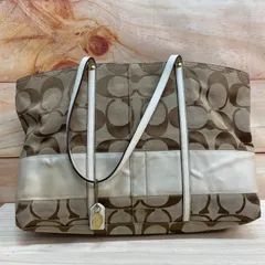 coach キャンバストートバッグシグネチャー