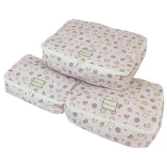 【メール便】リラックマ 旅行ポーチ トラベルポーチ3点セット ニューベーシックリラックマ サンエックス 丸眞 小物入れ 整理 収納 キャラクター グッズ 