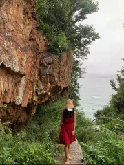 レディース 夏 ONE PIECE レッド カラー