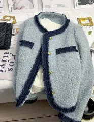 (海外配送) オーバーサイズ ツイード ジャケット