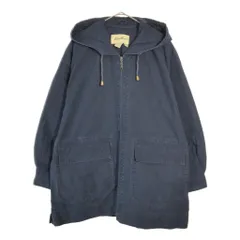 00年代 Eddie Bauer エディーバウアー コットンパーカージャケット アウトドア ネイビー(レディース S)中古 古着 X6060のサムネイル