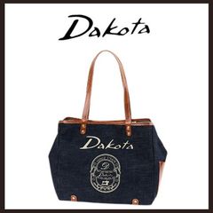 最終価格Dakota デニムトートバッグ ネイビー - メルカリ
