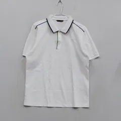 傷なし ルイカステル メンズ105 半袖ポロシャツ 春 秋 白 72047