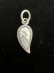 ÷2 ペンダントトップ チャーム 925 シルバー 【アクセサリー】 【0.5】