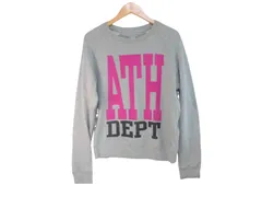 k04241101063　the athletic dept.　Sサイズ　グレー×紫×黒　　トップス　スウェットorトレーナー　秋冬