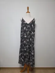 紐 ロング丈ワンピース