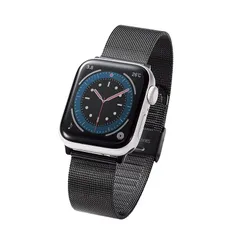 【新品】 エレコム Apple Watch (アップルウォッチ) バンド 42mm 41mm 40mm 38mm [Apple Watch 11 10 9 8 7 SE2 SE 6 5 4 3 2 1 対応] ステンレス ミラネーゼ 長さ調整可 調整工具付 1