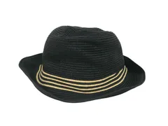 k04241101029　Sophia Alba　サイズ表記無し　ブラック系　　帽子　ハット　春夏