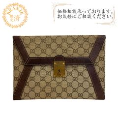 GUCCI GGパターン クラッチバッグ - メルカリ