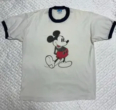 オリジナル ミッキーマウス リンガー Tシャツ XL サイズ