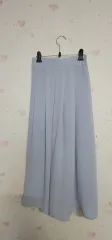 (新品)プリーツロングスカート 柔らかく軽いスカート 涼しいスカート 韓国製プリーツスカート