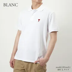 アミパリス AMI PARIS ユニセックス メンズ レディース 半袖 ポロシャツ AMI DE COEUR POLO SHIRT BFUPL001.760 100 BLANC(ホワイト)のサムネイル