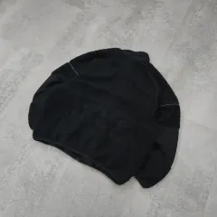 adidas(アディダス) ビッグロゴ 黒 シェルパ ジャケット