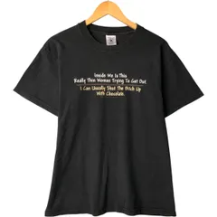 古着 00年代 デルタ DELTA メッセージプリントTシャツ メンズM相当/eaa581606