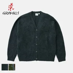 【新品】 グラミチカーディガン モヘアウールブレンド秋冬のレイヤードスタイル ざっくりシルエット 軽量 保温 ユニセックス ふわふわ リラックス感 GRAMICCI G5FU-J025 MOHAIR CARDIGAN  (250929)