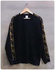 XL ZARA ZARA(ザラ) カモフラージュ サイドライン クルーネック パーカー