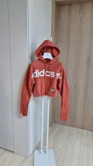 adidas(アディダス) クロップドパーカー/レディース XS