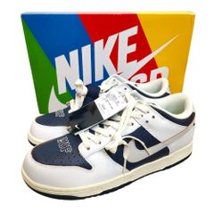 NIKE ナイキ x HUF ハフ SB Dunk Low San Francisco SB ダンク ロー スニーカー FD8775 28.5cm ホワイト/ネイビー メンズ