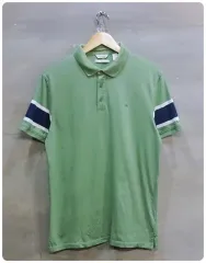 L Calvin Klein(カルバ・ンクライン) 液体 触れる 半袖 PK Tシャツ