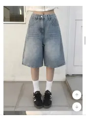 バミューダデニムハーフパンツ