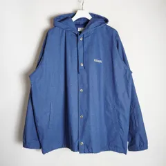 美品 Black Eye Patch ブラックアイパッチ RIPSTOP DENIM HOODED JACKET デニム リップストップ ジャケット ブルゾン 青 XL 1533Q♪のサムネイル